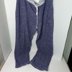 Natori Blue and White Speckled Lounge Pants